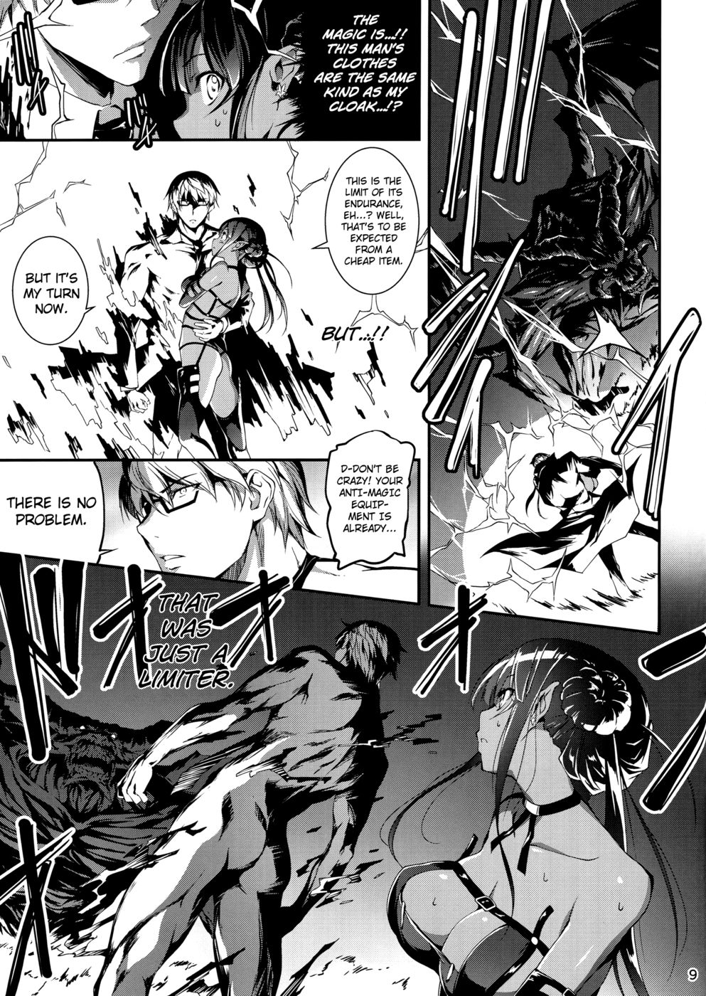 Hentai Manga Comic-The Salaryman in Black and Kuroel, the Necromancer-Read-10